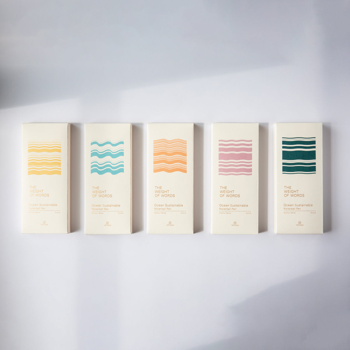 Glamour Evolve - Ocean Sustainable Rollerball Pen (Dawn Yellow)