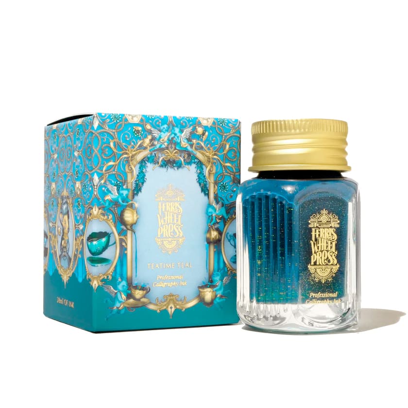 28ml Calligraphy Ink - Teatime Teal - Ink