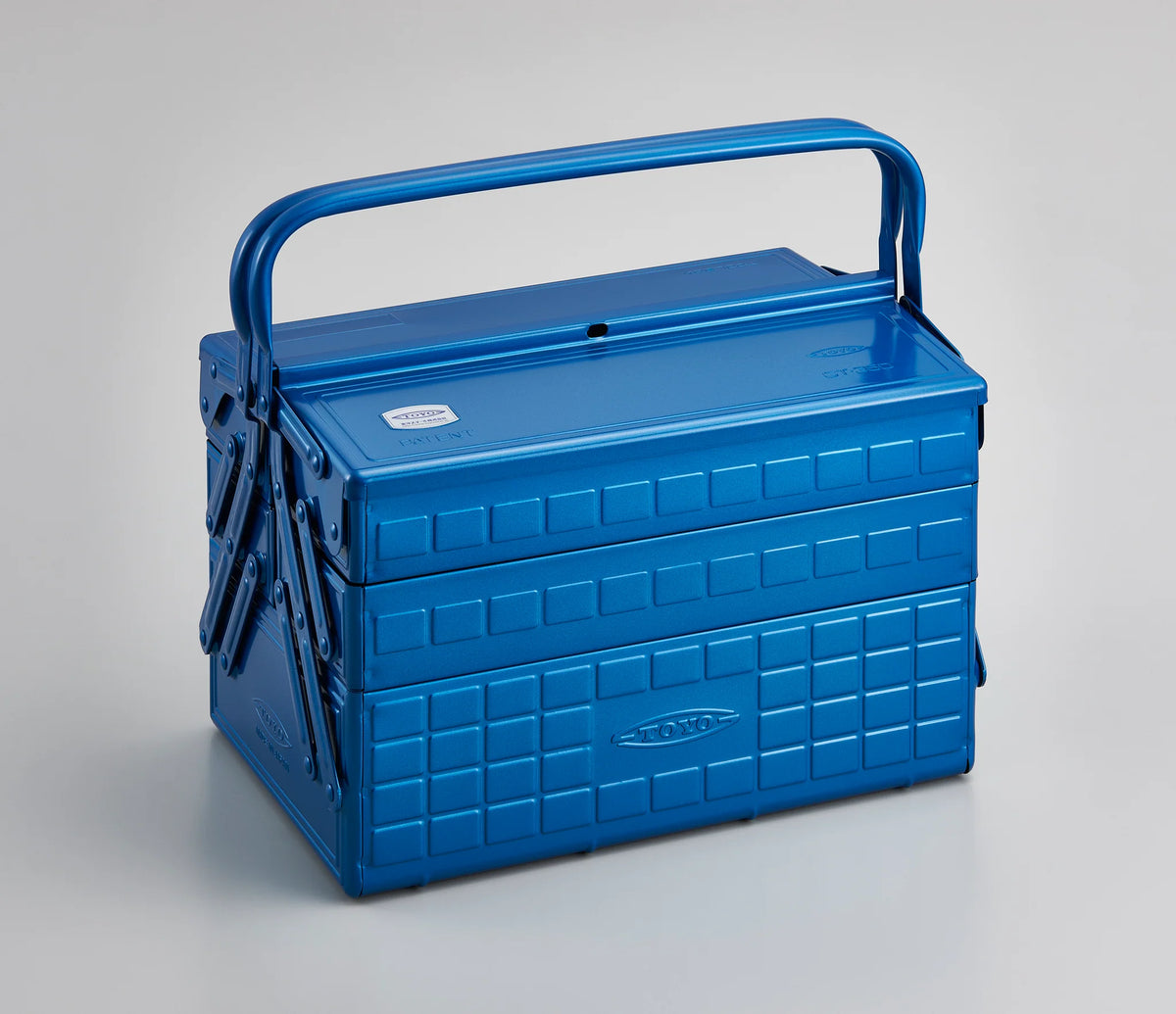 Toyo Steel GT 350 Blue, seamless steel toolbox made in Japan