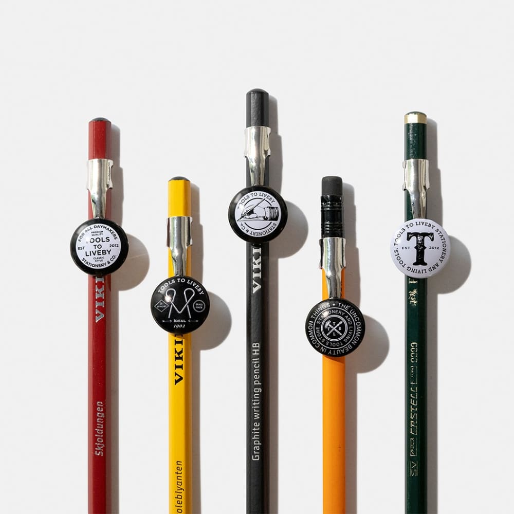 Clip - Pencil tab - Assorted - 5pcs per pack