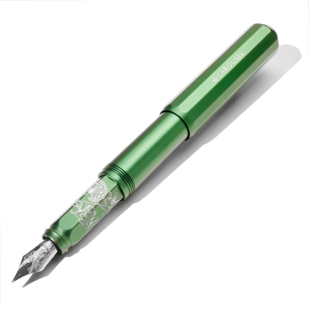 Aluminum Carousel - Book of Botany - Medium - Fountain Pen