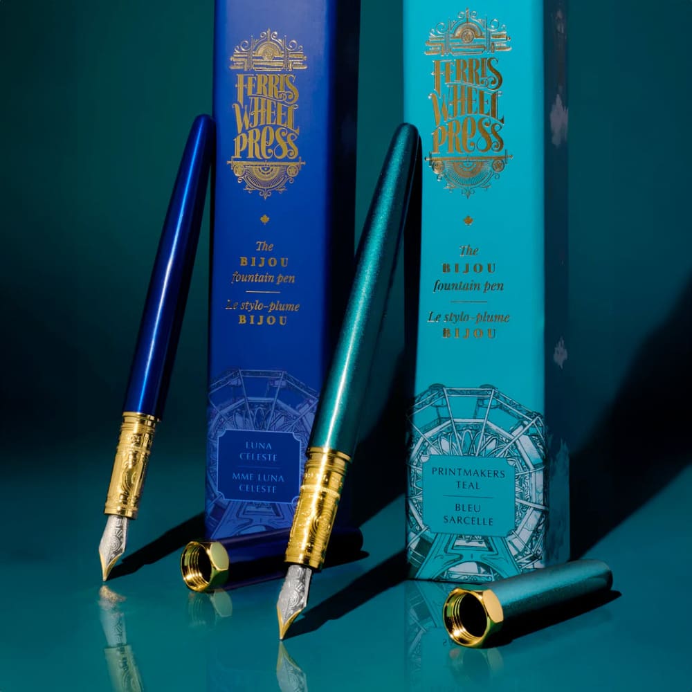 Bijou Fountain Pen - Luna Celeste - Medium
