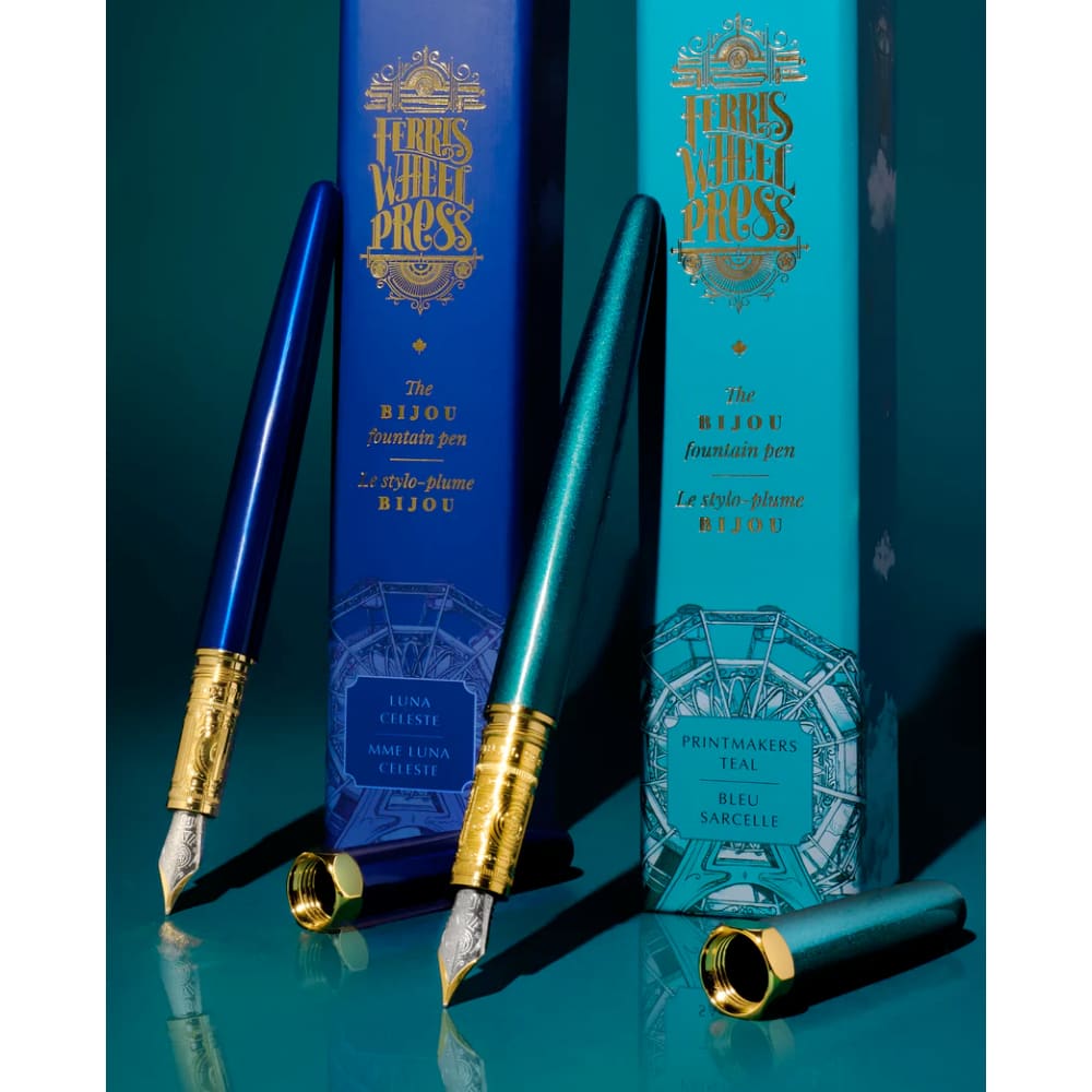 Bijou Fountain Pen - Luna Celeste - Medium