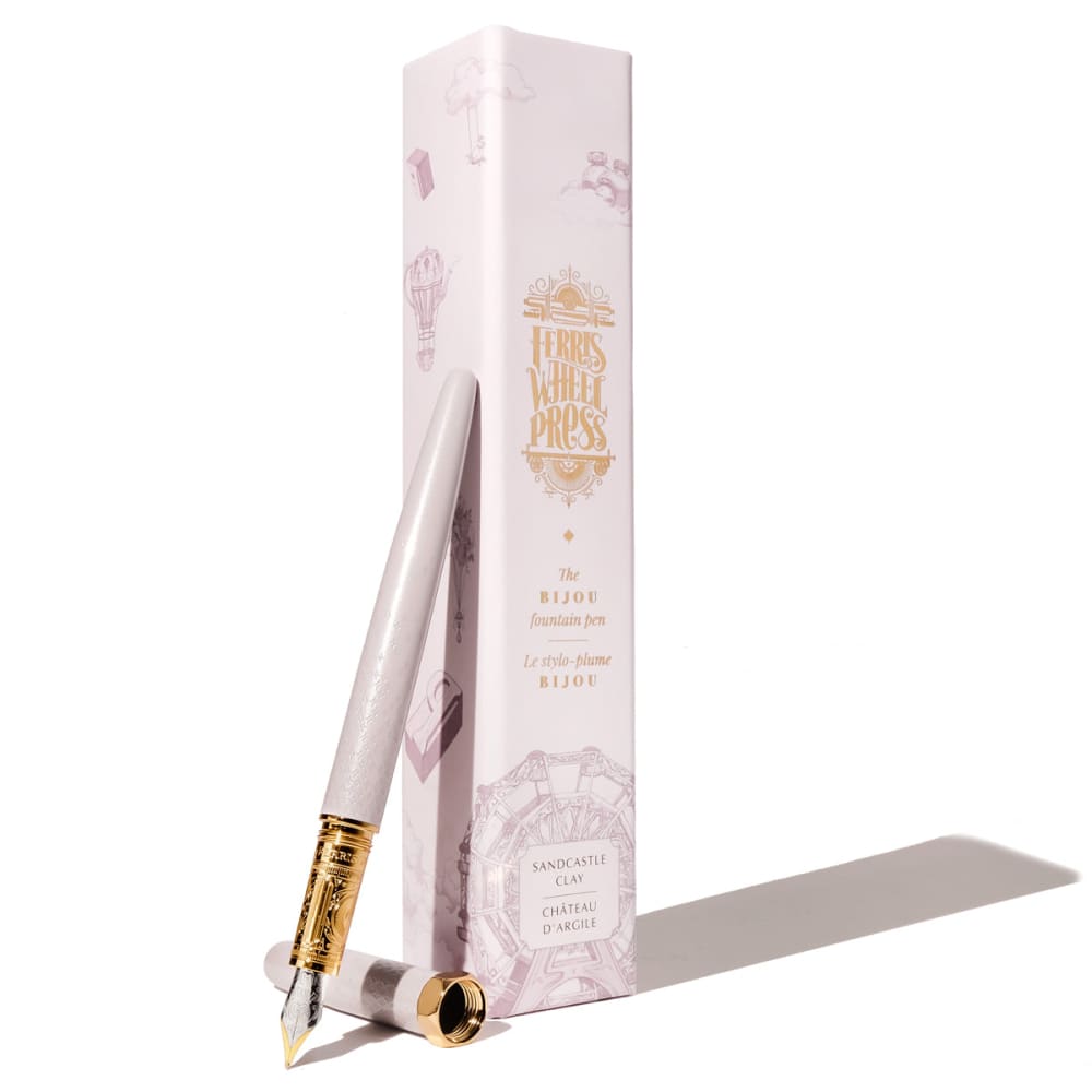 Bijou Fountain Pen - Sandcastle Clay - Medium