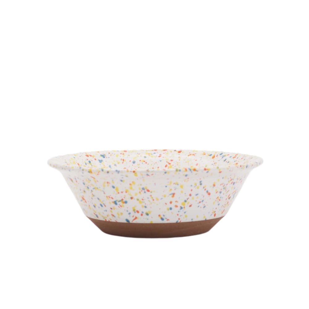 CHIPS BOWL - splash white-orange