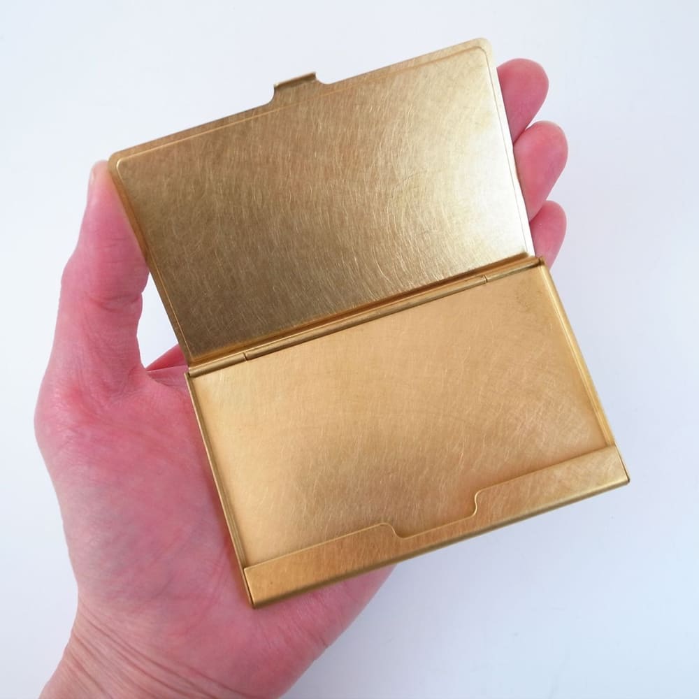 BRASS CARDCASE SOLID - Cardcase