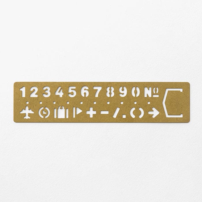 BRASS Template Bookmark Number - The Outsiders