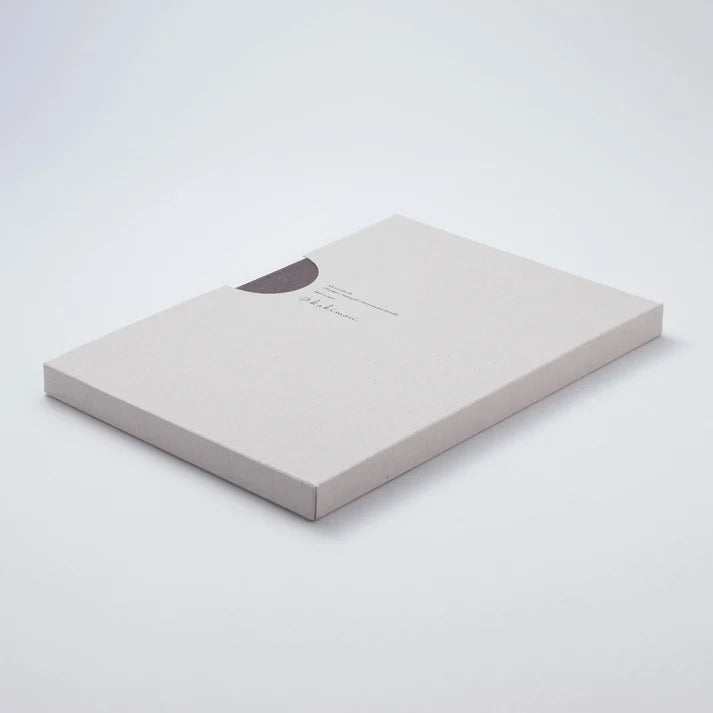 Kakimori A5 notebook Enshu linen, hardcover A5 grid notebook