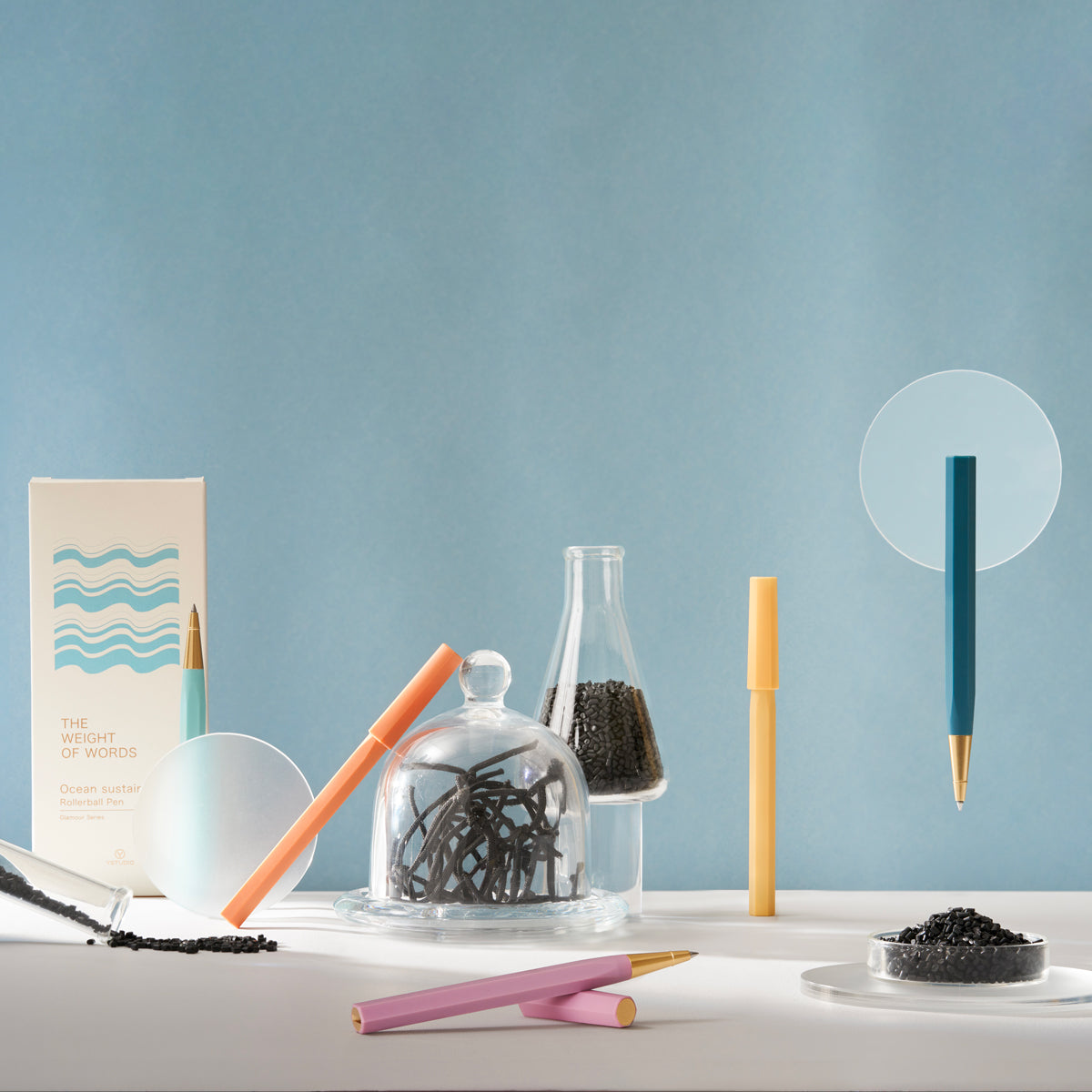 Glamour Evolve - Ocean Sustainable Rollerball Pen (Sea Indigo)