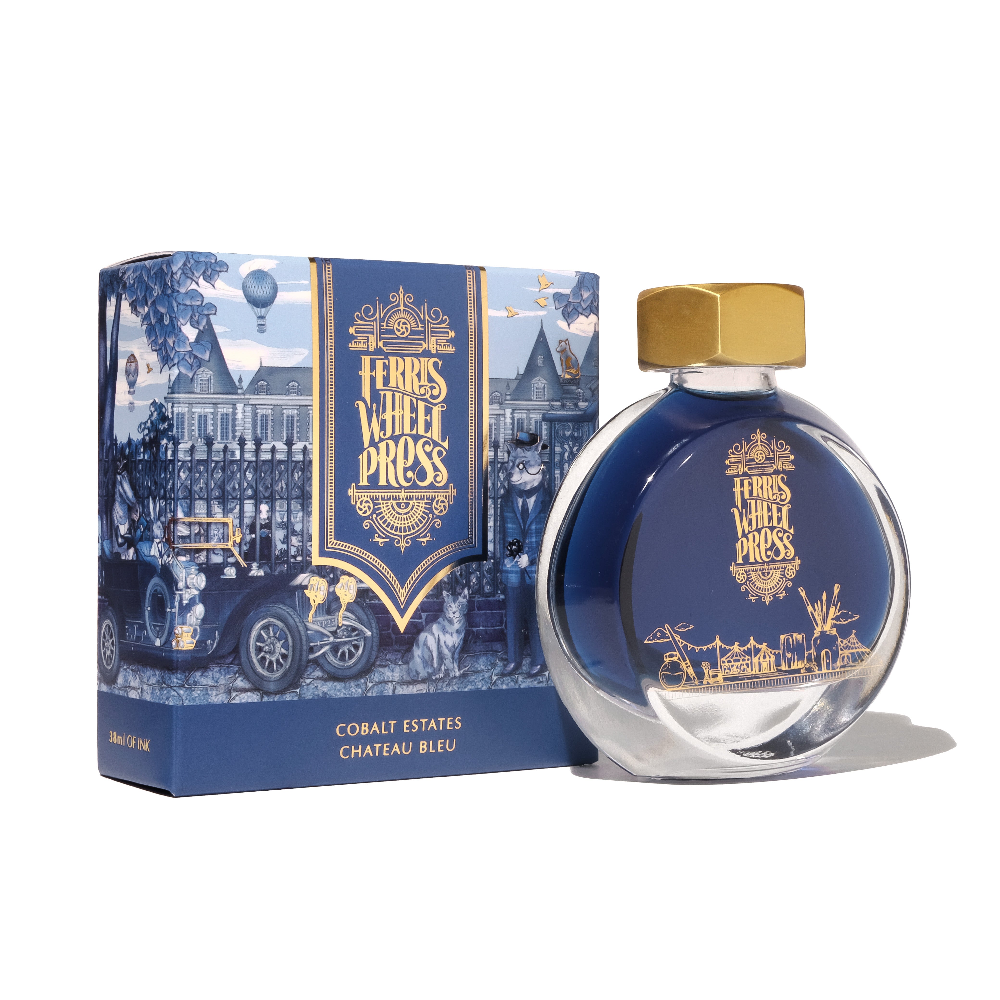 38ml Fountain Pen Ink - Cobalt Estates