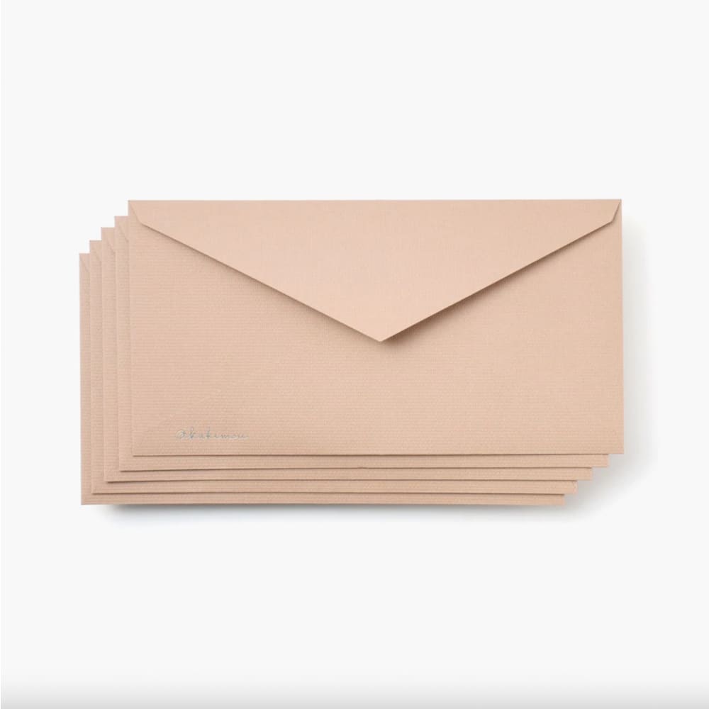 Envelope 5 pcs Smoky pink - Letter and Envelope