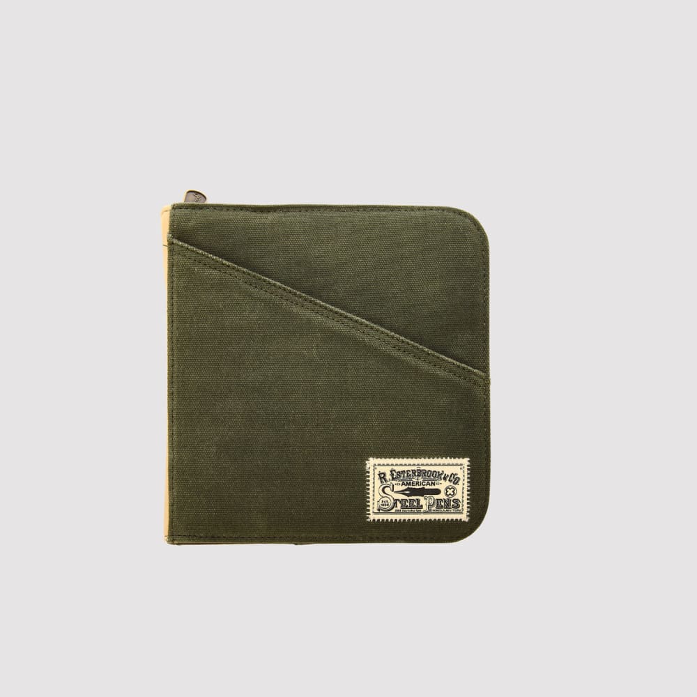 Esterbrook 20 pc zipper pen case - Army Green - Fountain Pen