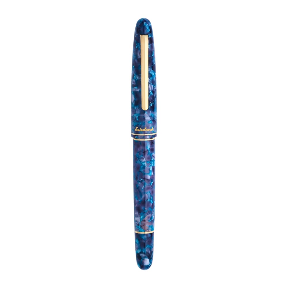 Esterbrook Blue Moon Estie, Piston Button Model - B