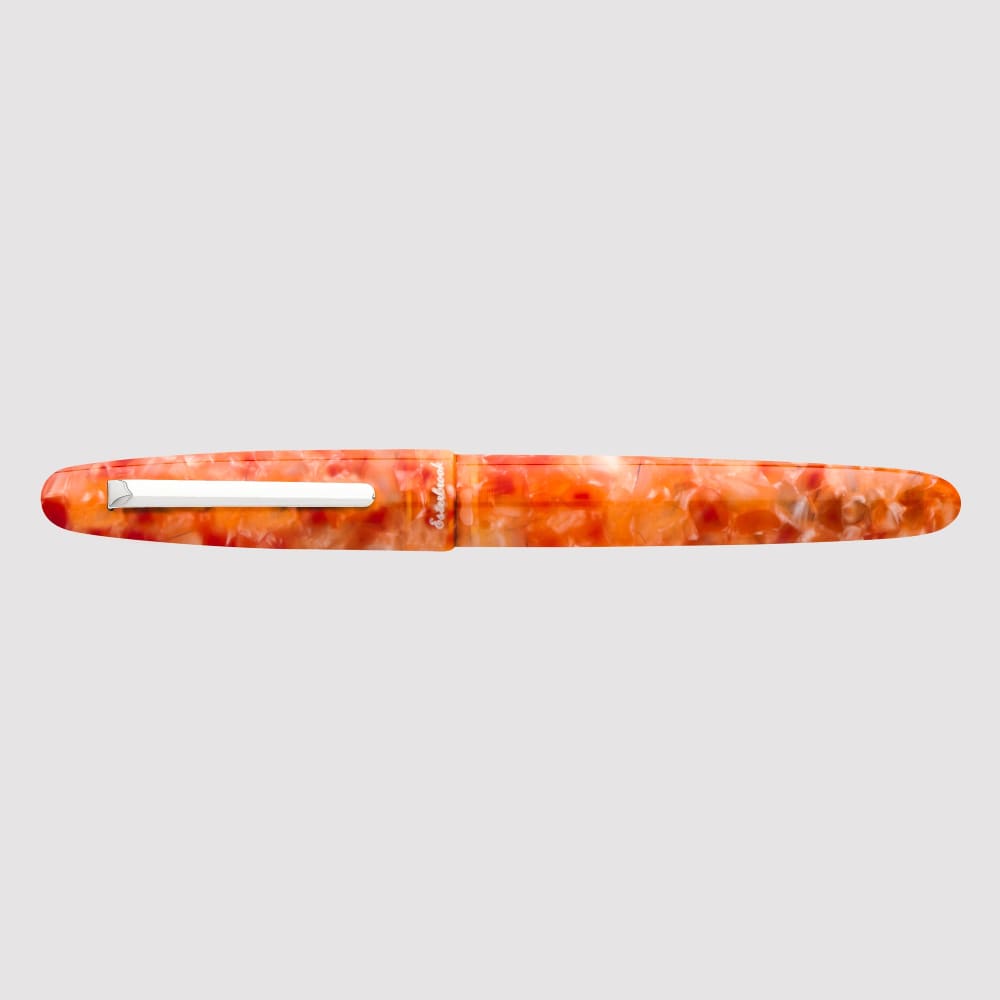 Estie Oversize Petrified Forest Palladium Trim Fountain Pen