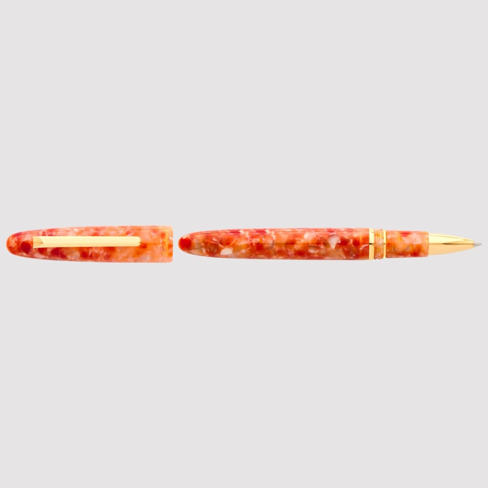 Estie Petrified Forest Gold Trim Rollerball