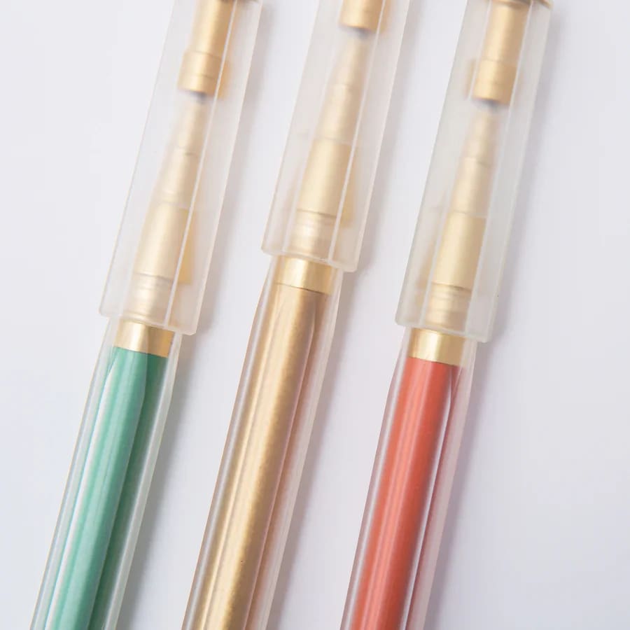 Glamour Evolve - Elemental Rollerball Pen - Brass Gold