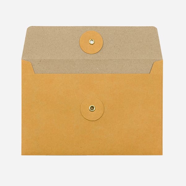 KRAFT ENVELOPE <M> Horizontal with String Orange - The Outsiders