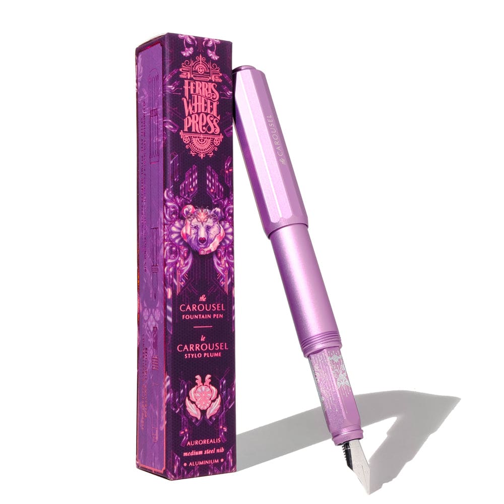 Fountain Pen with Aluminium Carousel - Limited Edition 2024 Aurorealis - Fine