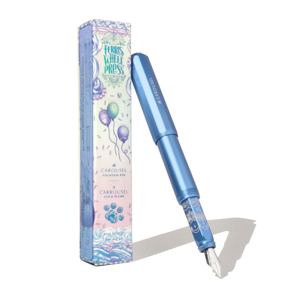 Limited Edition 2025 - Blue Revelry Aluminum Carousel Pen - Fine