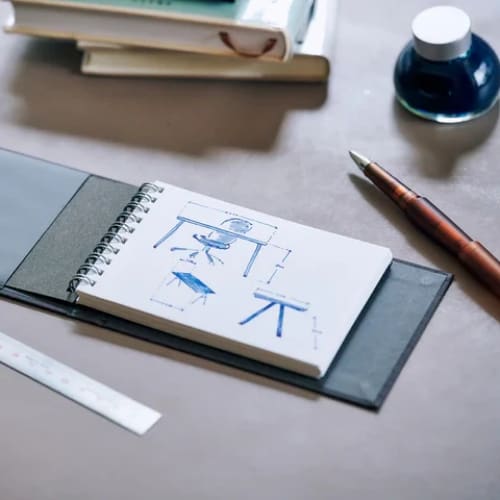 Mini note cover Grey - Notebook