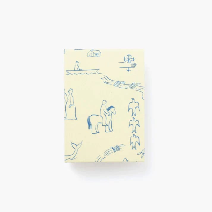 Mini note cover Palmehuset / History Ivory - Notebook
