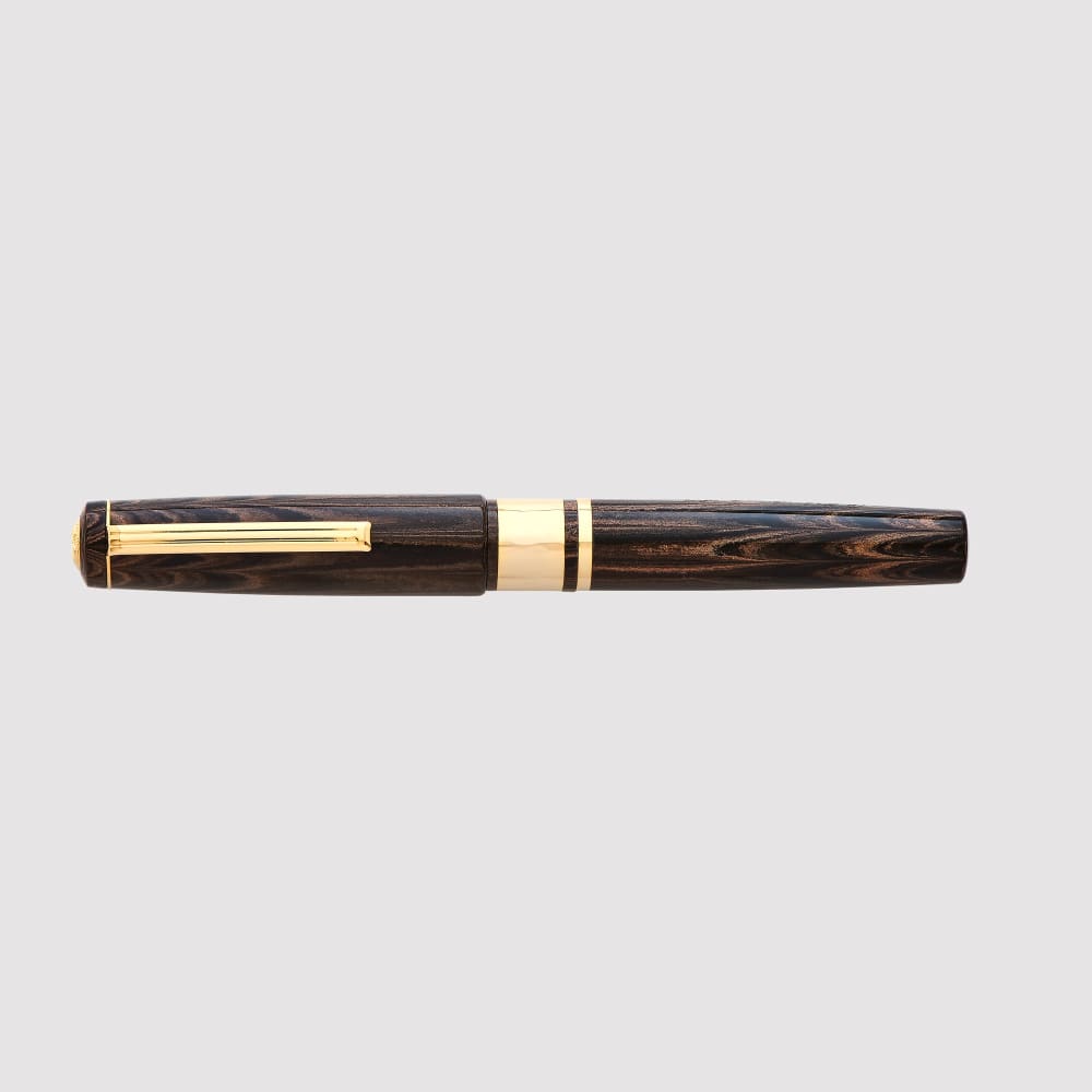 Model J Antique Rose Ebonite with Gold trim - Fountain Pen