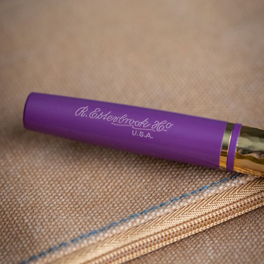 Model J Blackberry Ebonite with Gold trim - Broad - FOUTAIN