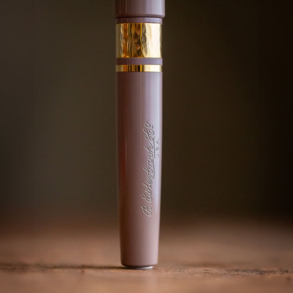 Model J Violet Ebonite with Gold trim - Fine - Fountain Pen