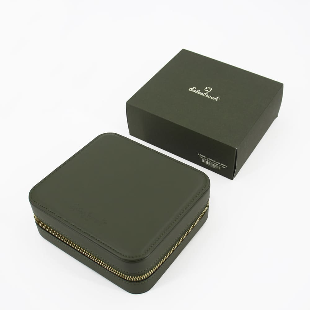 Moss Green Nook - Twelve Pen Case - Pen Nook