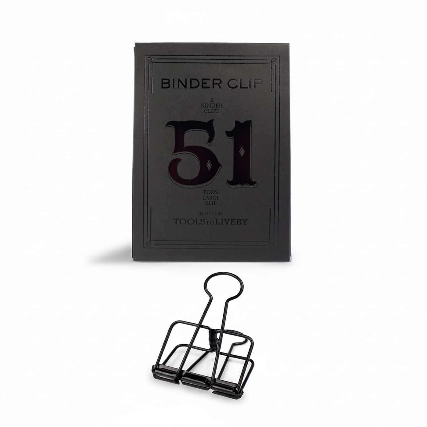 Clip 51mm - 3pcs per pack - Black