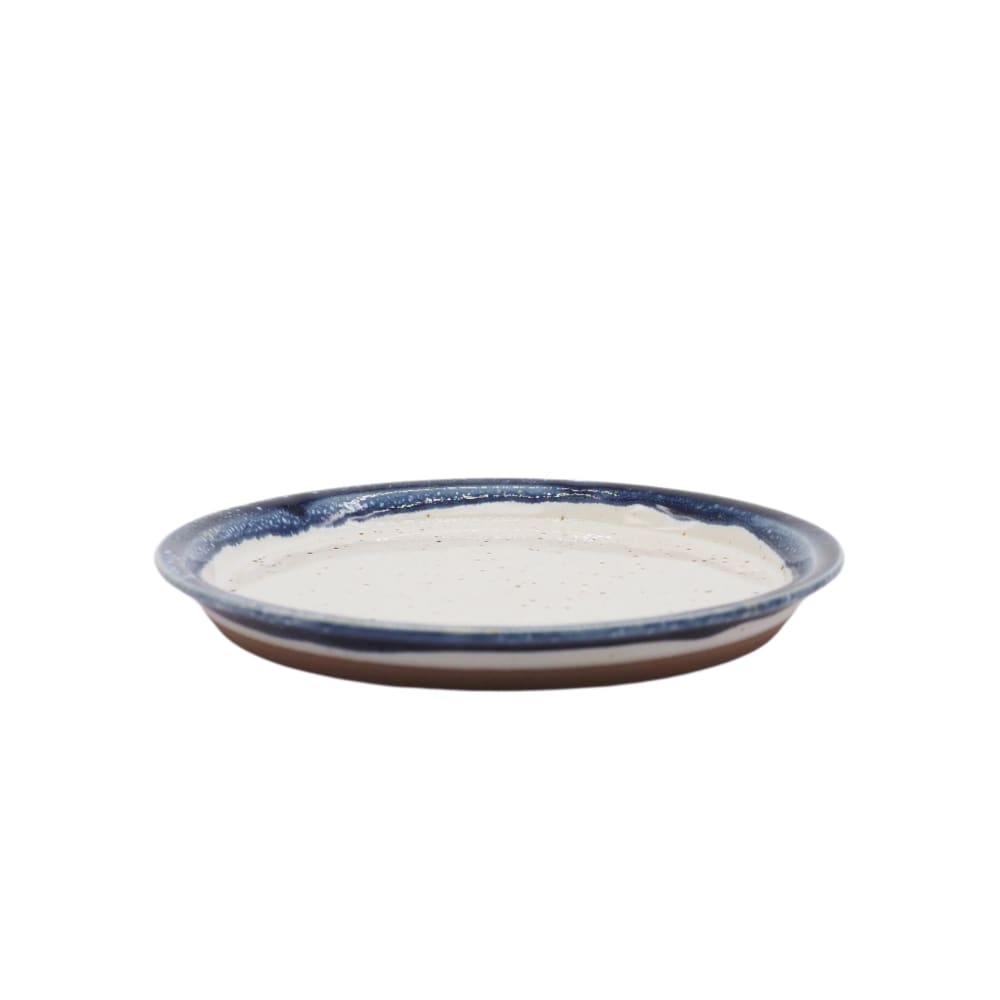 CHIPS PLATE S - white-navy drop