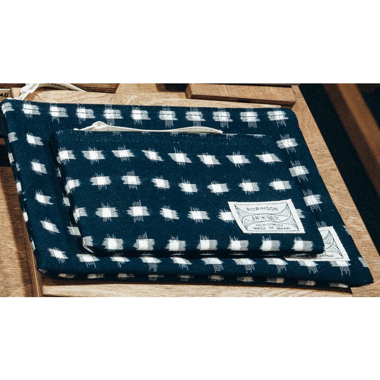 Pouch M Square dot Navy/White - POUCH