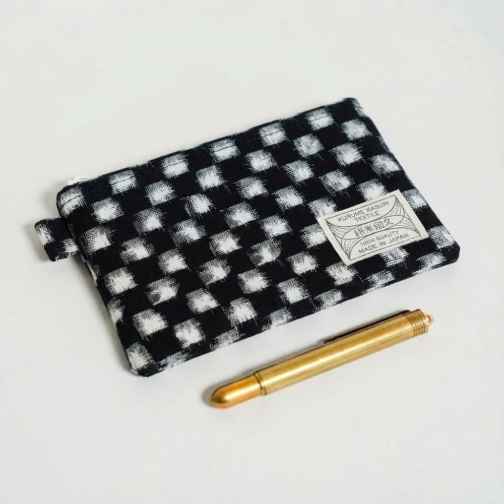 Pouch S Check Navy/White - Pouch