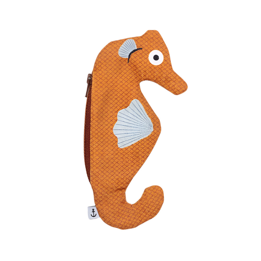 Seahorse - Orange - Purse - Pen Case