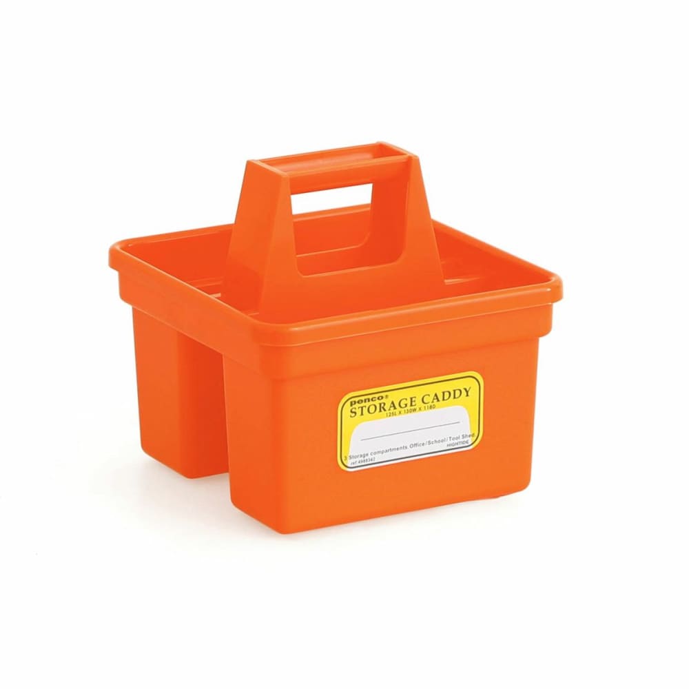 Storage Caddy Small Orange