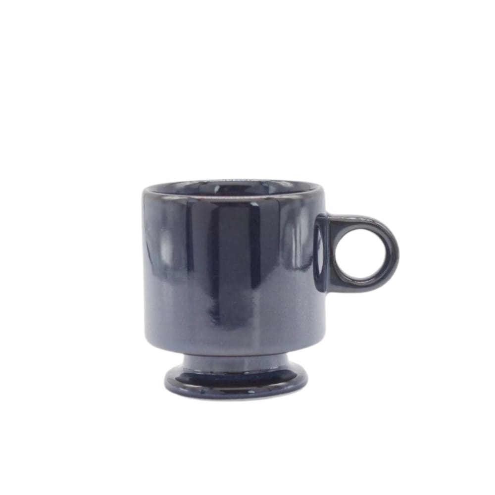 Smith stacking Footed mug - navy