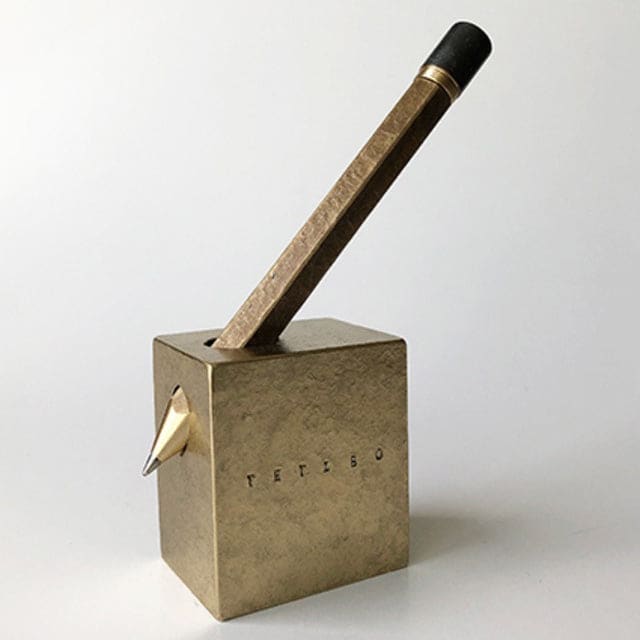 Tetzbo Pen Holder Full Brass - Pen Rest