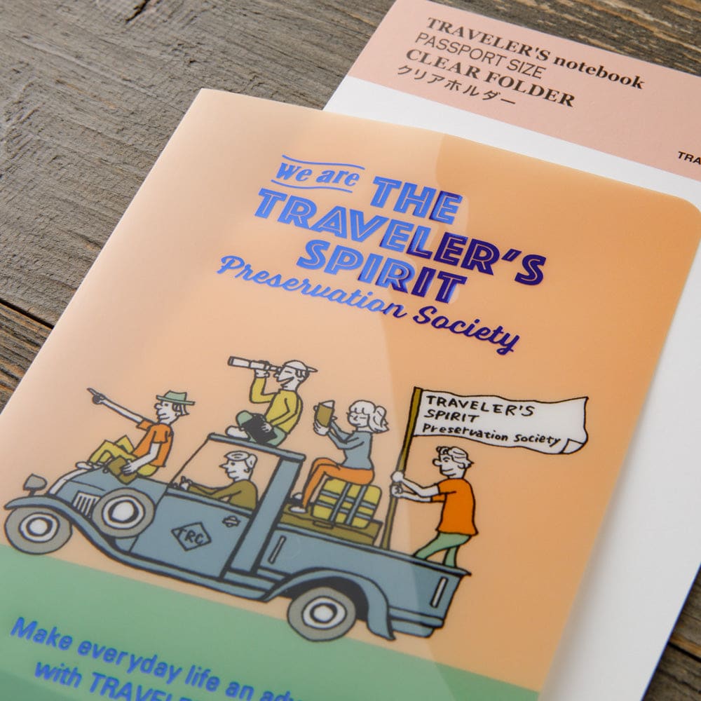 TRAVELER’S notebook Clear Folder 2026 Passport Size