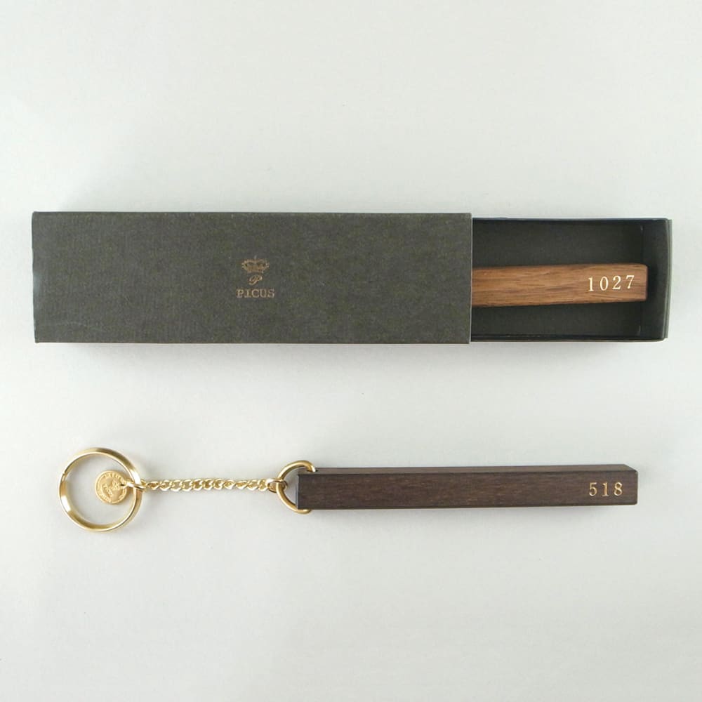 WOOD HOTEL KEY-HOLDER SATINE - Key Holder