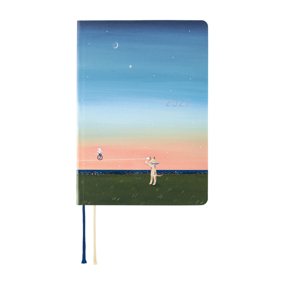 HOBONICHI HON A6 Hiroko Kubota: String Telephone Until the Moon is Full - 2027