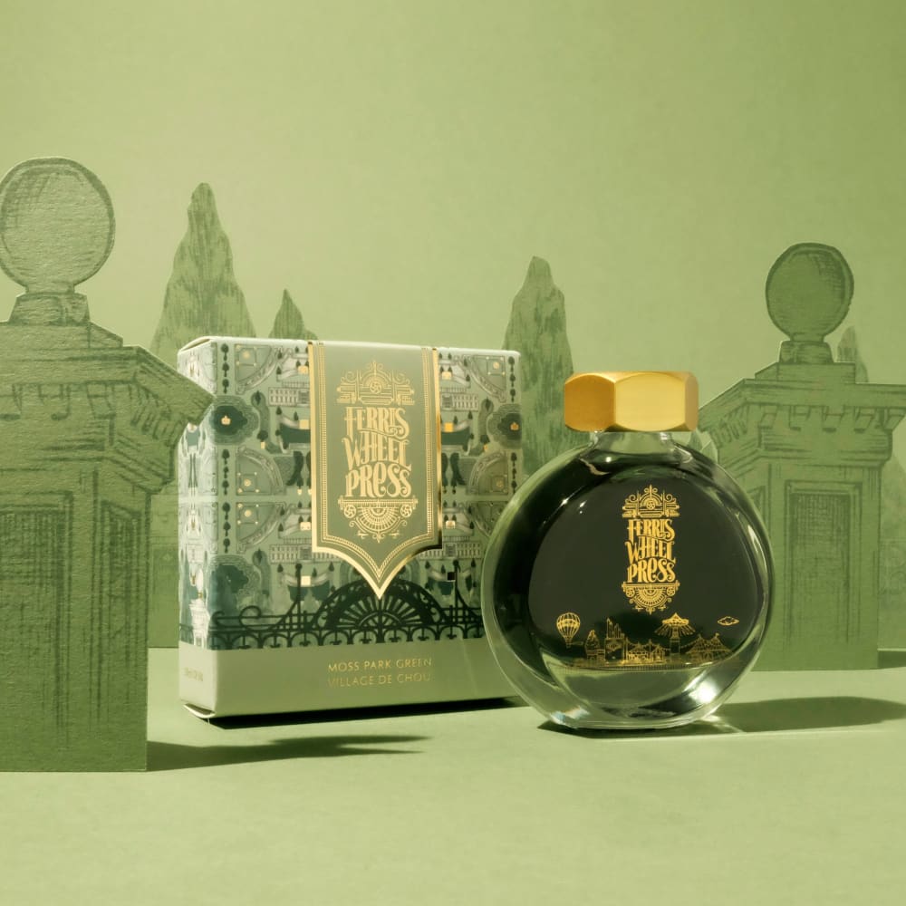 38ml Fountain Pen Ink - Moss Park Green - Ink