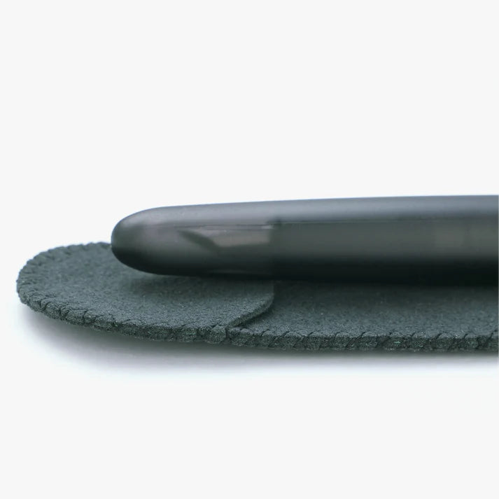 Kakimori Soft pen case Grey, Ultrasuede sleeve for one pen
