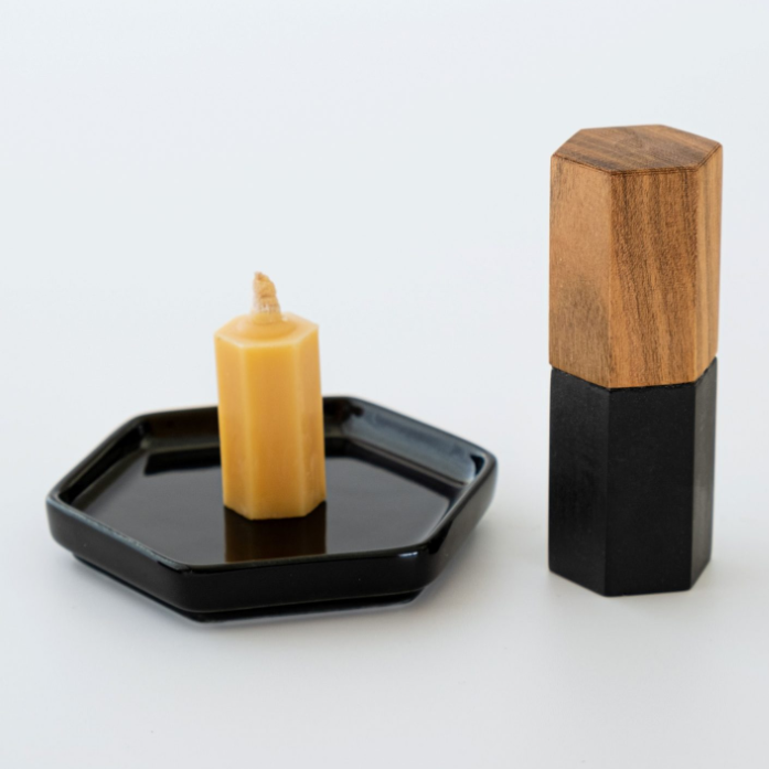 Snuffer ROCKAKU Hexagonal Japanese Cherry