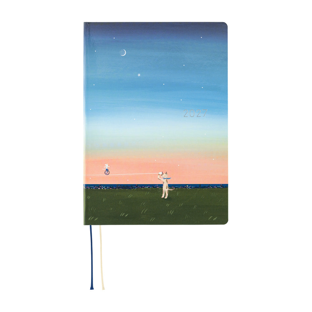 HOBONICHI HON A5 Hiroko Kubota: String Telephone Until the Moon is Full - 2027