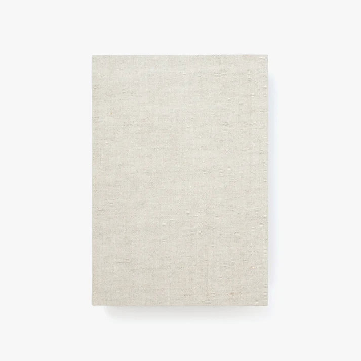 Kakimori A5 notebook Enshu linen, hardcover A5 grid notebook