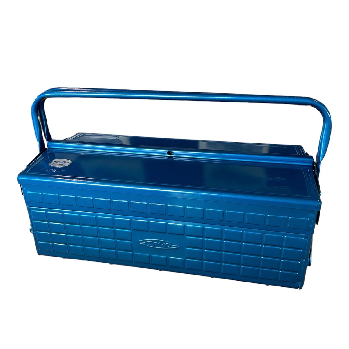Toyo Steel GL 470 Blue, seamless steel toolbox made in Japan
