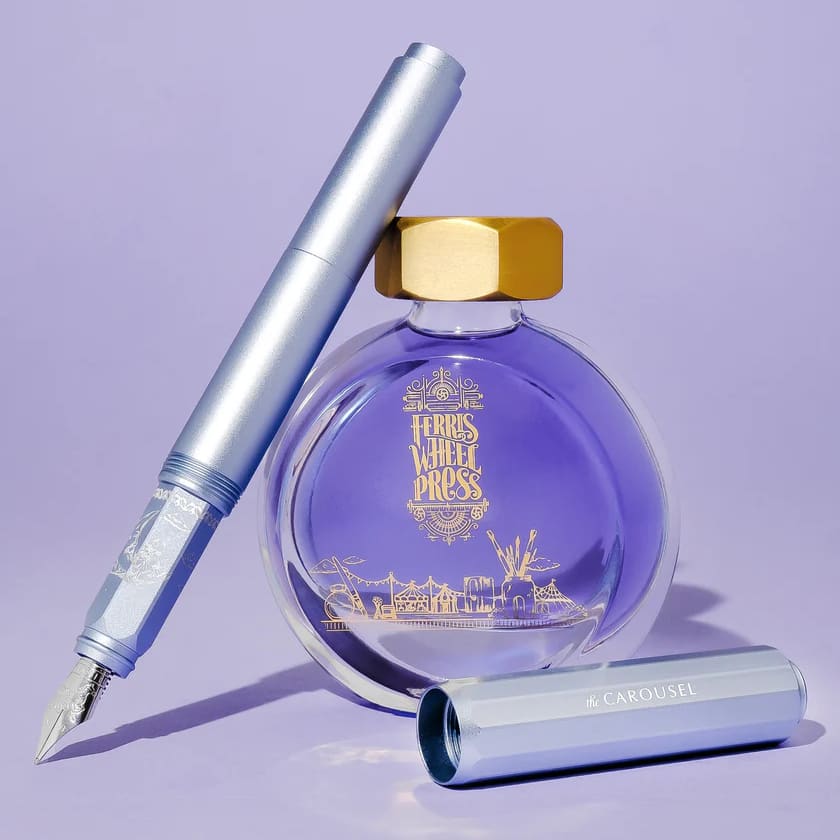 Aluminum Carousel Pen - Fine - Harlequin Dream - Fountain