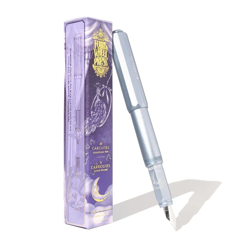 Fountain Pen with Aluminum Carousel - Harlequin Dream - Fine