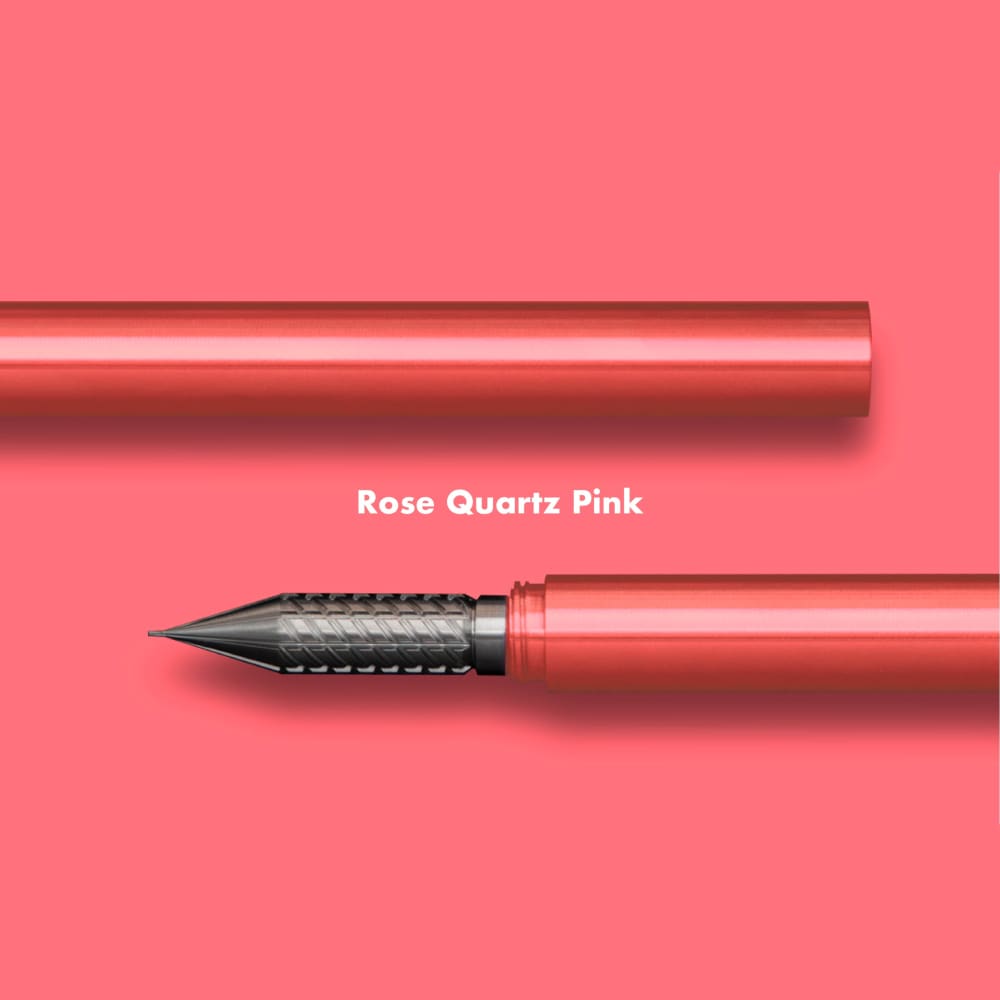 Barrel - Classical material L -  Rose Quartz Pink