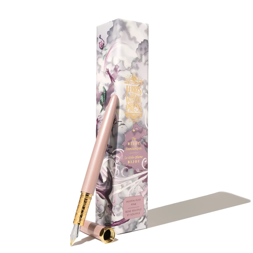 Bijou Fountain Pen - Huffin Puff Pink  - Fine